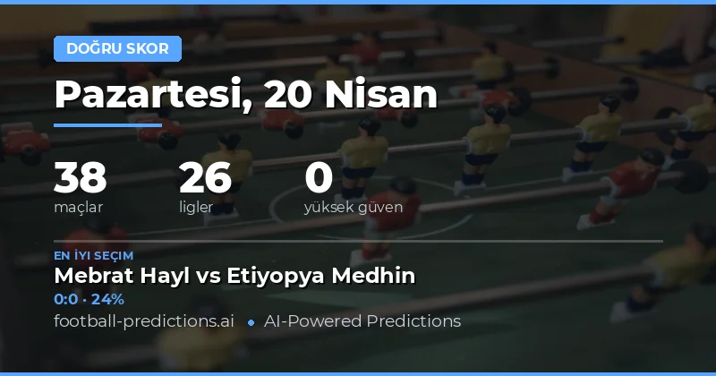 20 Nisan 2026 Futbol Haftası Stratejileri