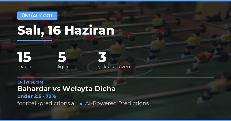 16 Haziran 2026: Dünya Genelinde Gol Hedefleri ve Bahis Fırsatları