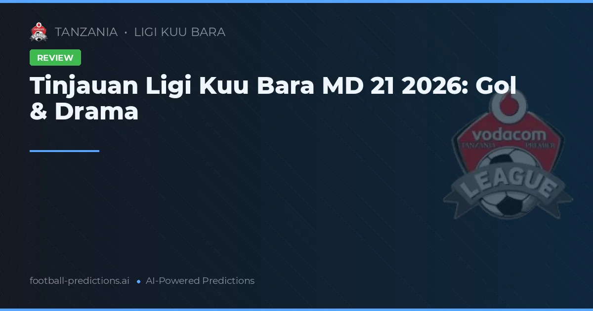 Tinjauan Ligi Kuu Bara MD 21 2026: Gol & Drama