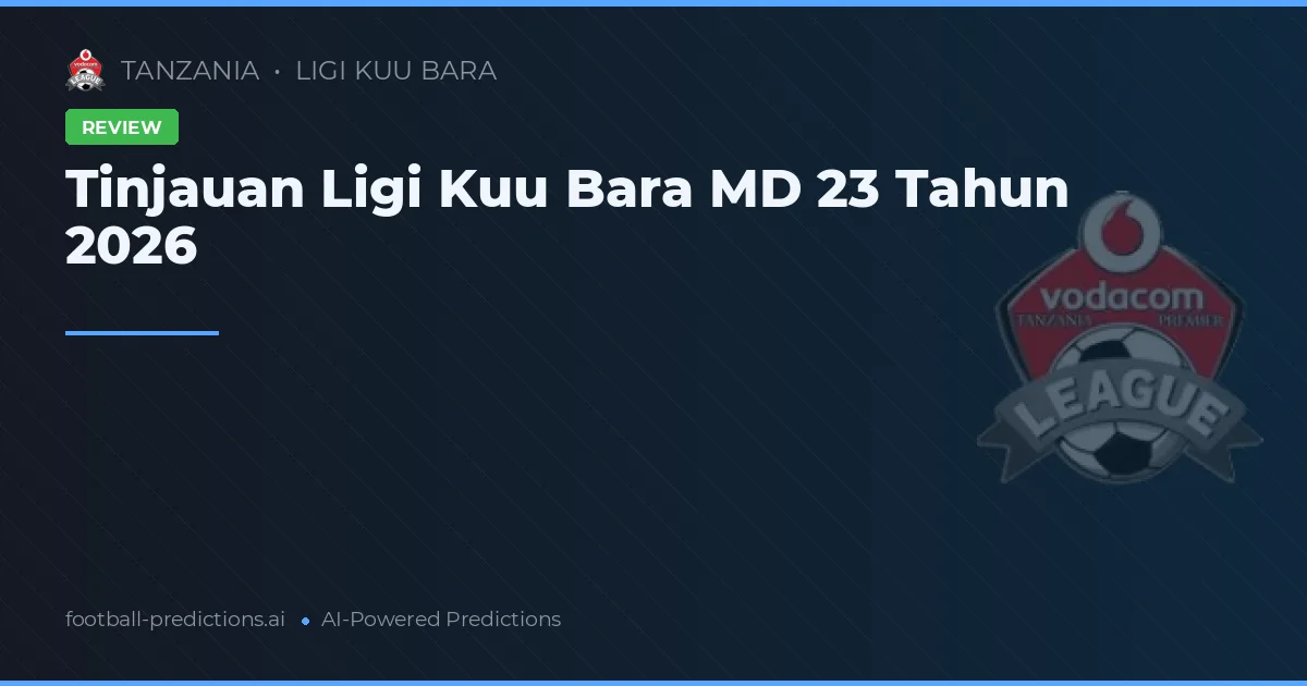 Tinjauan Ligi Kuu Bara MD 23 Tahun 2026