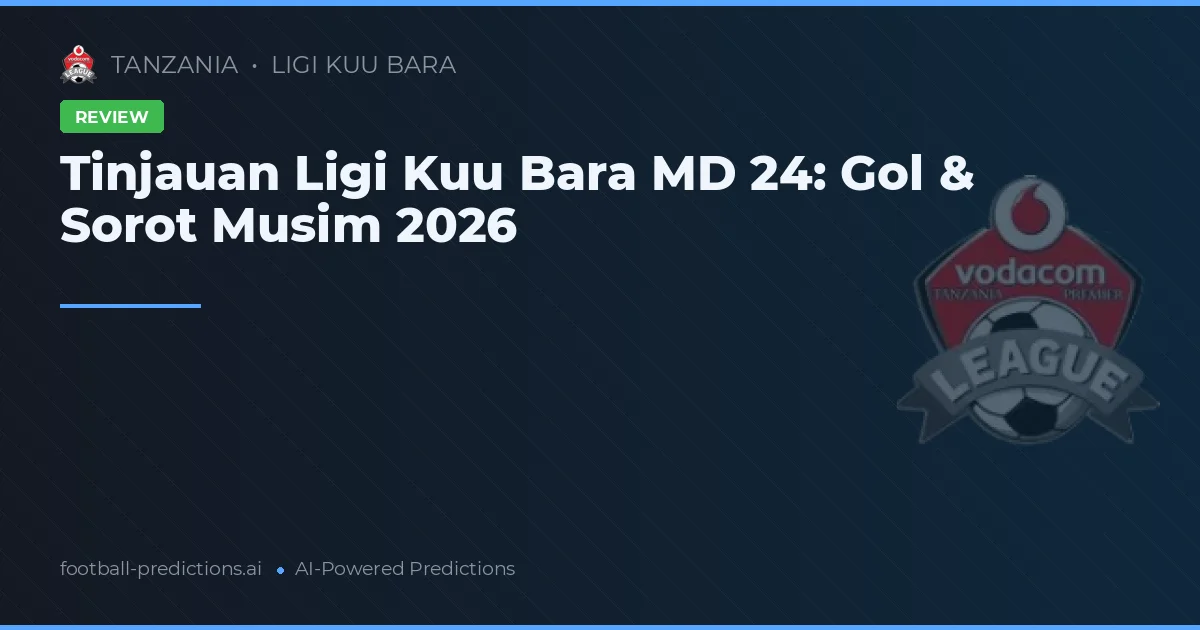 Tinjauan Ligi Kuu Bara MD 24: Gol & Sorot Musim 2026
