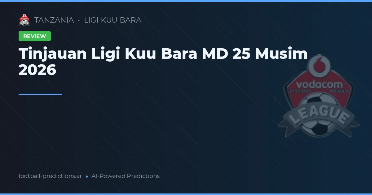 Tinjauan Ligi Kuu Bara MD 25 Musim 2026