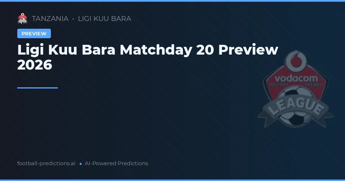 Ligi Kuu Bara Matchday 20 Preview 2026