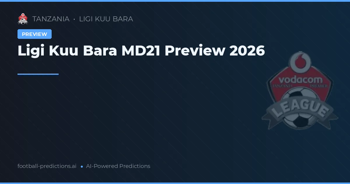 Ligi Kuu Bara MD21 Preview 2026