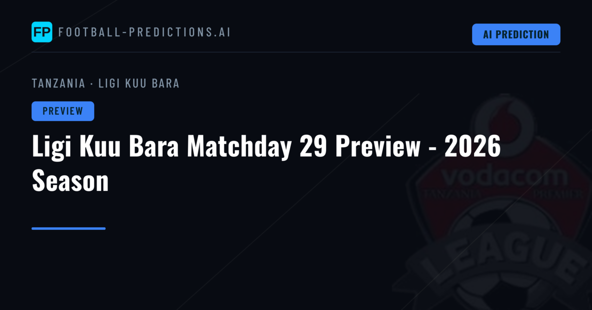 Ligi Kuu Bara Matchday 29 Preview - 2026 Season