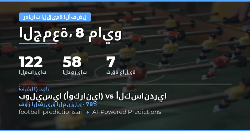 تحليل فرص القيمة العالية في مباريات اليوم