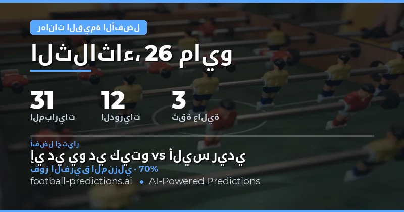 فرص ربحية مميزة في جدول مباريات يوم السبت