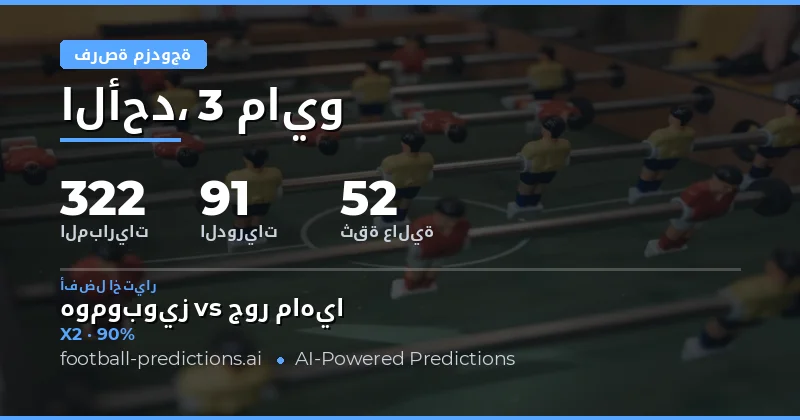 تحليل شامل لتوقعات Double Chance لمباريات 3 مايو 2026