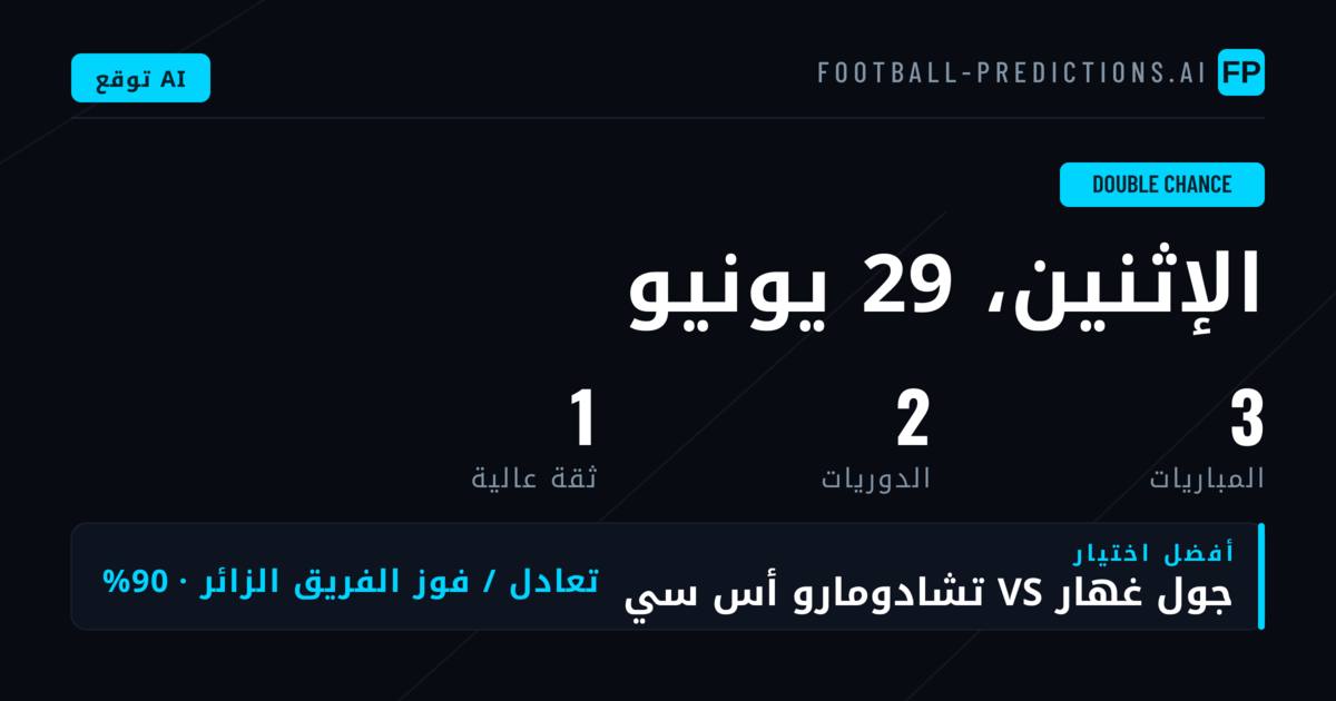 أفضل اختيارات DC ليوم 29 يونيو 2026
