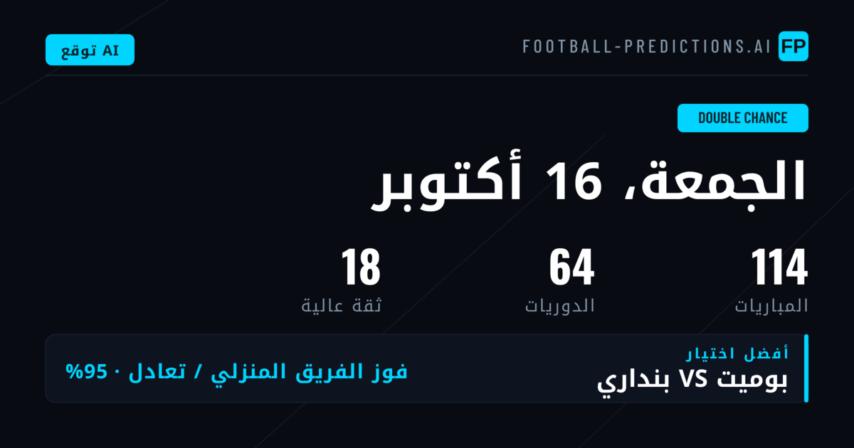 أفضل اختيارات DC ليوم 16 أكتوبر 2026