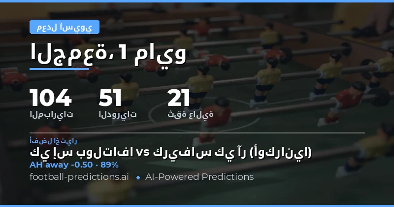 تحليل فرص الرهان على الهاندكيب الآسيوي ليوم 1 مايو 2026