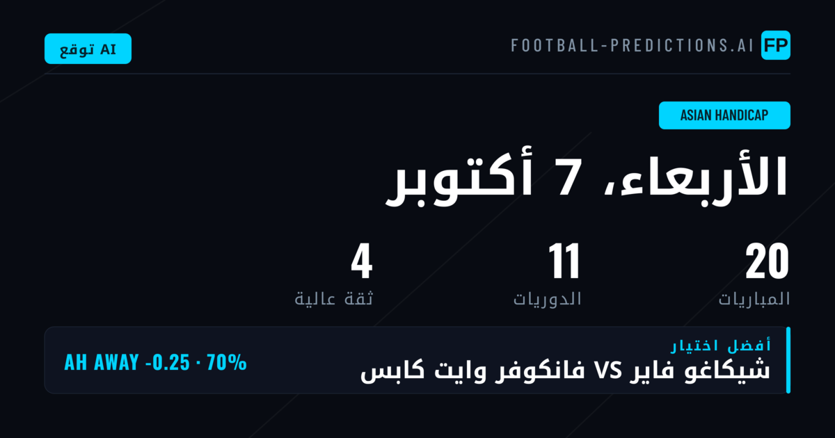 أفضل اختيارات AH ليوم 7 أكتوبر 2026
