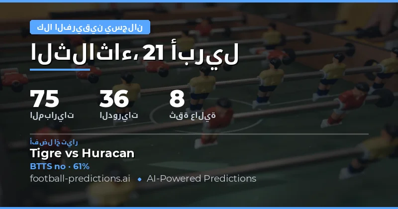 تحليل توقعات BTTS لموسم 2026