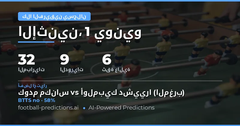 مقدمة شاملة لتوقعات BTTS في الأول من يونيو 2026