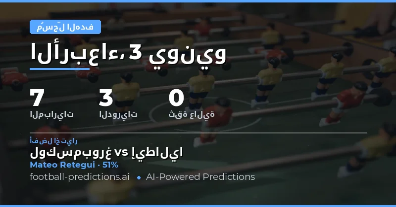 مقدمة: خارطة طريق لتحليل مُسجِّلي الأهداف