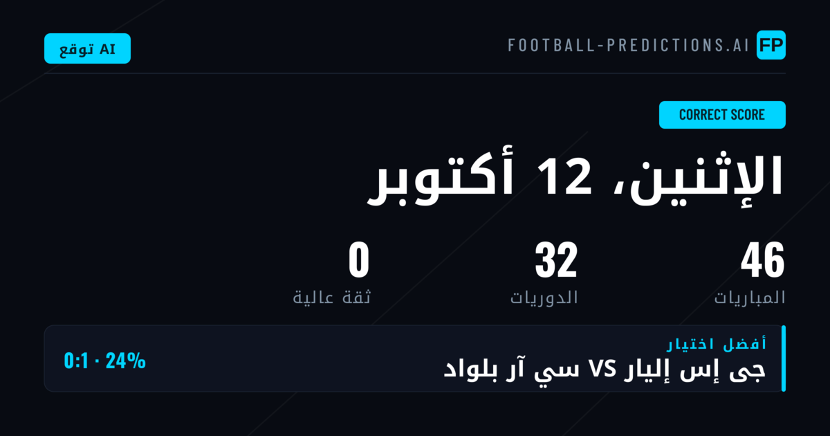 مقدمة في تنبؤات النتيجة الصحيحة
