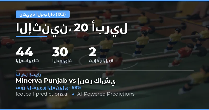 تحليل السوق الإحصائي للمباريات القادمة