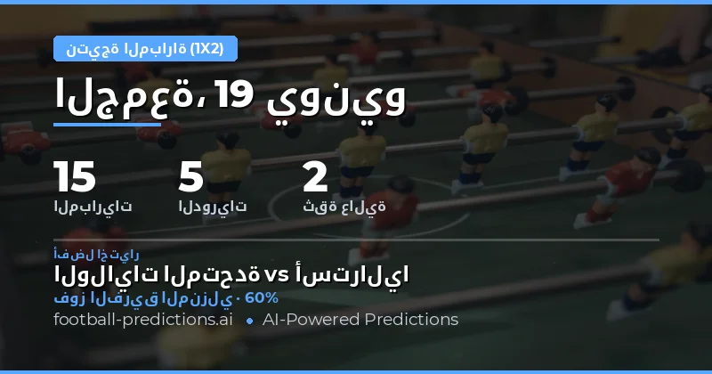 أعلى اختيارات 1X2 لهذا اليوم