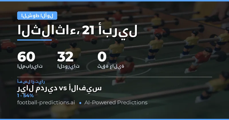 تحليل مباريات الشوط الأول لليوم