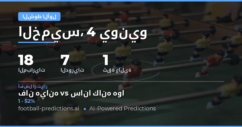 مقدمة شاملة لتحليلات نتائج الشوط الأول