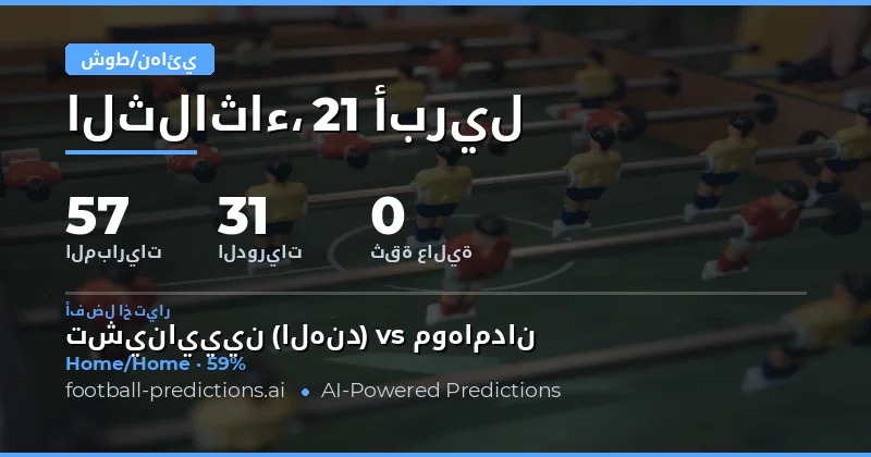 تحليل مباريات نصف الوقت والوقت الكامل