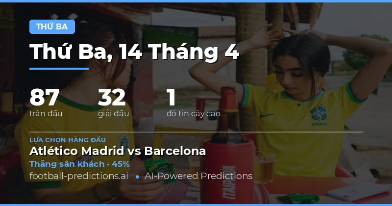 Các Trận Đấu Thứ Ba Ngập Tràn Cơ Hội Cược