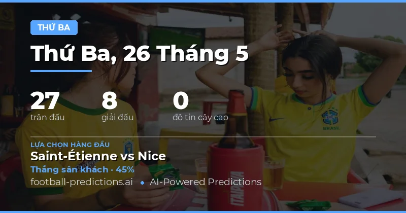 Tổng quan thị trường cá cược ngày 26 tháng 5 năm 2026