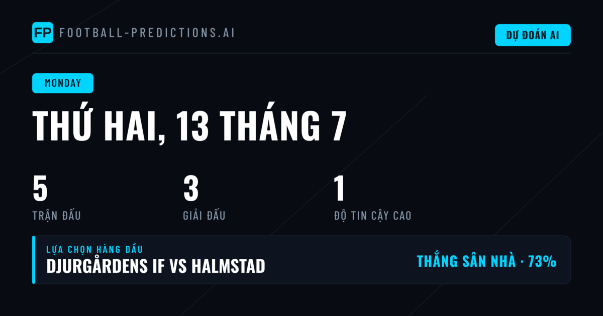 Phân Tích Các Cặp Đấu Thứ Hai, 13/07