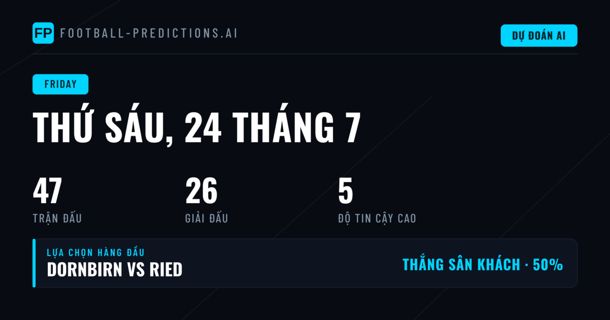 Challenge League Thống Trị Lịch Thi Đấu Thứ Sáu