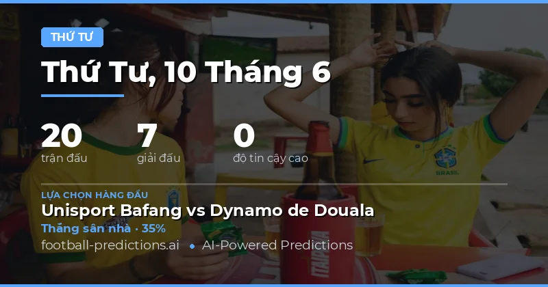 Thị trường cược thứ Tư: Cơ hội từ 20 trận đấu quốc tế