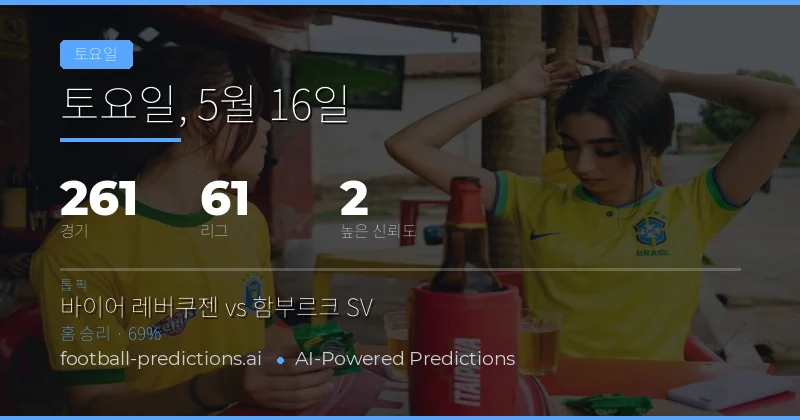 토요일 축구 경기 전반적 동향 분석