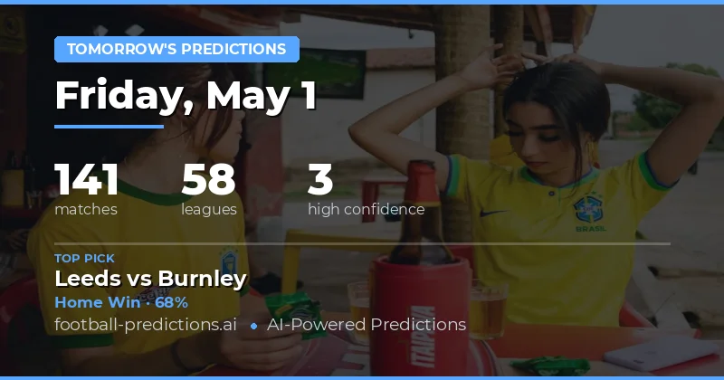 Tomorrow's Football Preview: Statistical Trends and Betting Insights