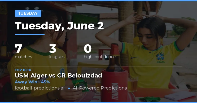 Tuesday Match Preview: Statistical Trends for 2 June 2026