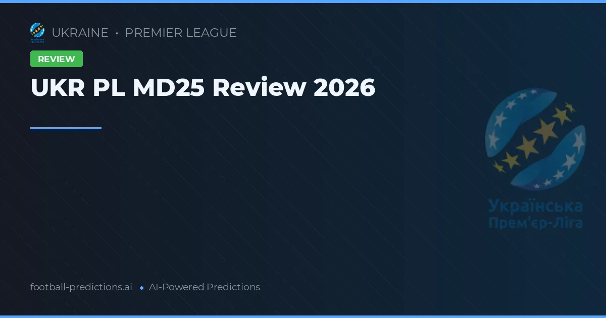 UKR PL MD25 Review 2026
