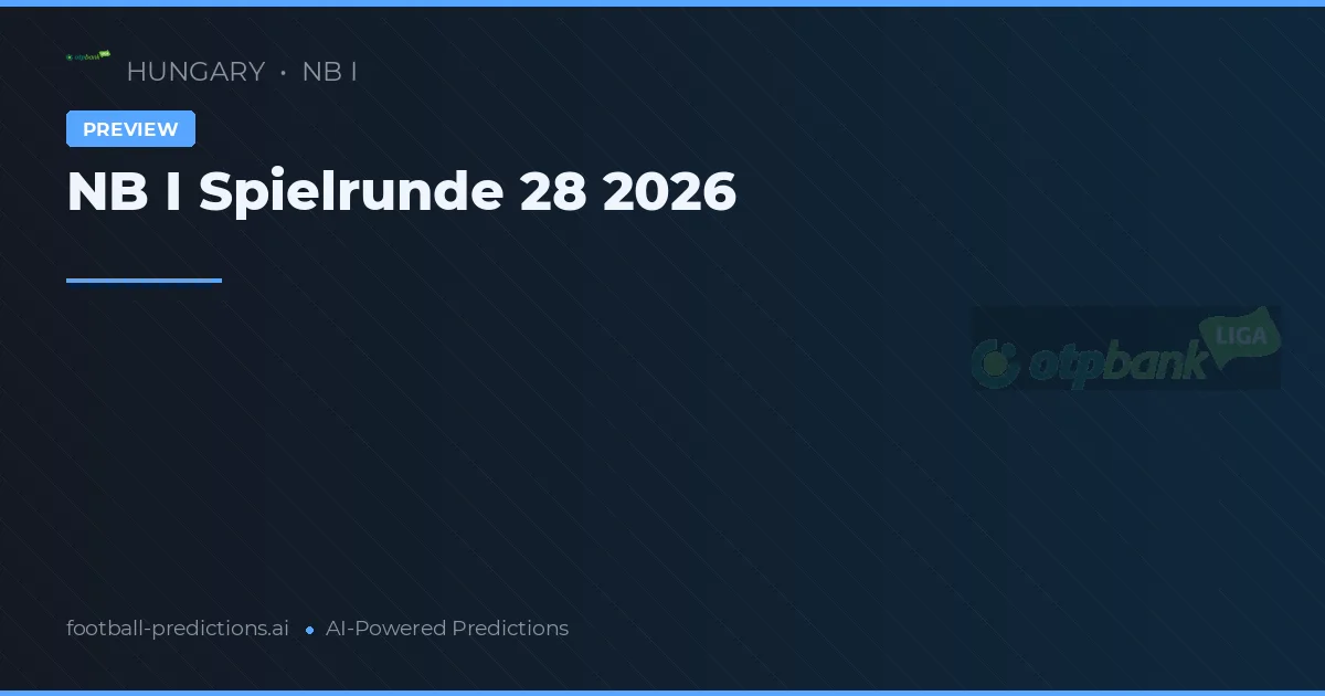 NB I Spielrunde 28 2026