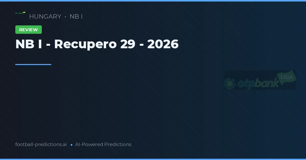 NB I - Recupero 29 - 2026
