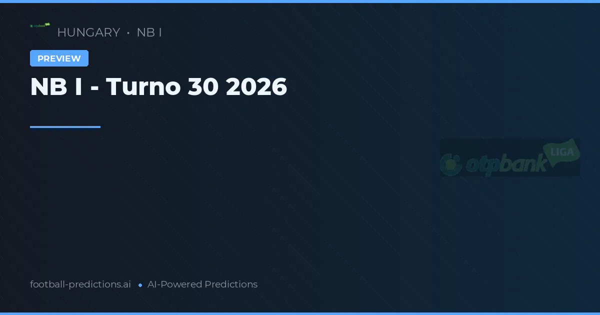 NB I - Turno 30 2026