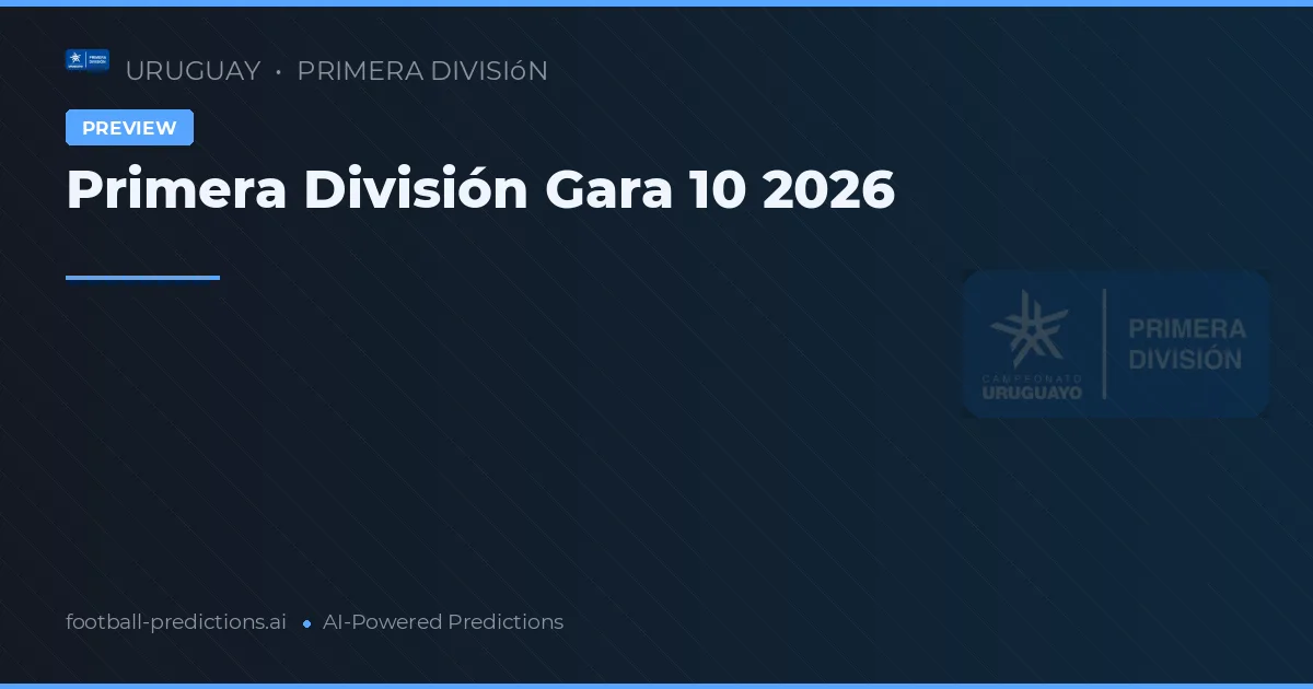 Primera División Gara 10 2026