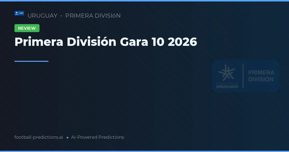 Primera División Gara 10 2026