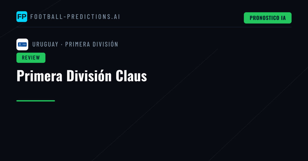 Primera División Claus