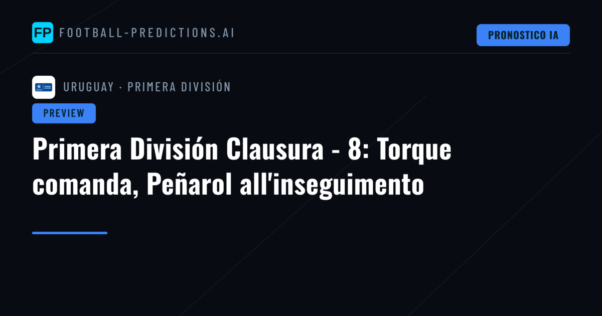 Primera División Clausura - 8: Torque comanda, Peñarol all'inseguimento