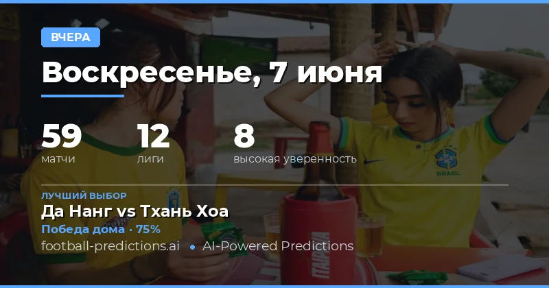 Воскресный футбольный день: где прогнозы сработали, а где нет