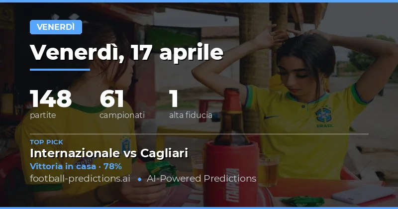 Analisi delle partite di venerdì 17 aprile 2026