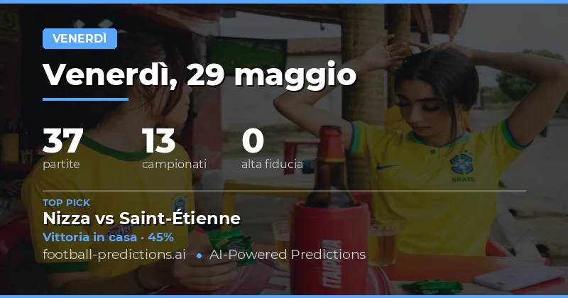 Analisi delle Partite di Venerdì 29 Maggio 2026