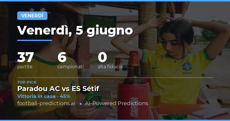 Puntate sul Calcio del Venerdì 5 Giugno 2026