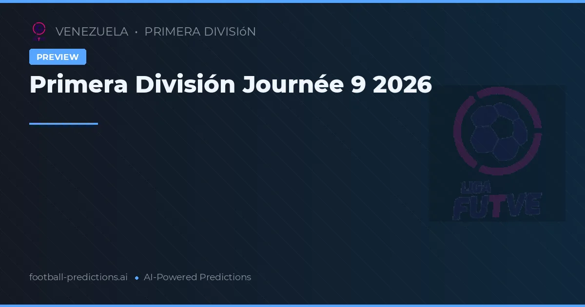 Primera División Journée 9 2026