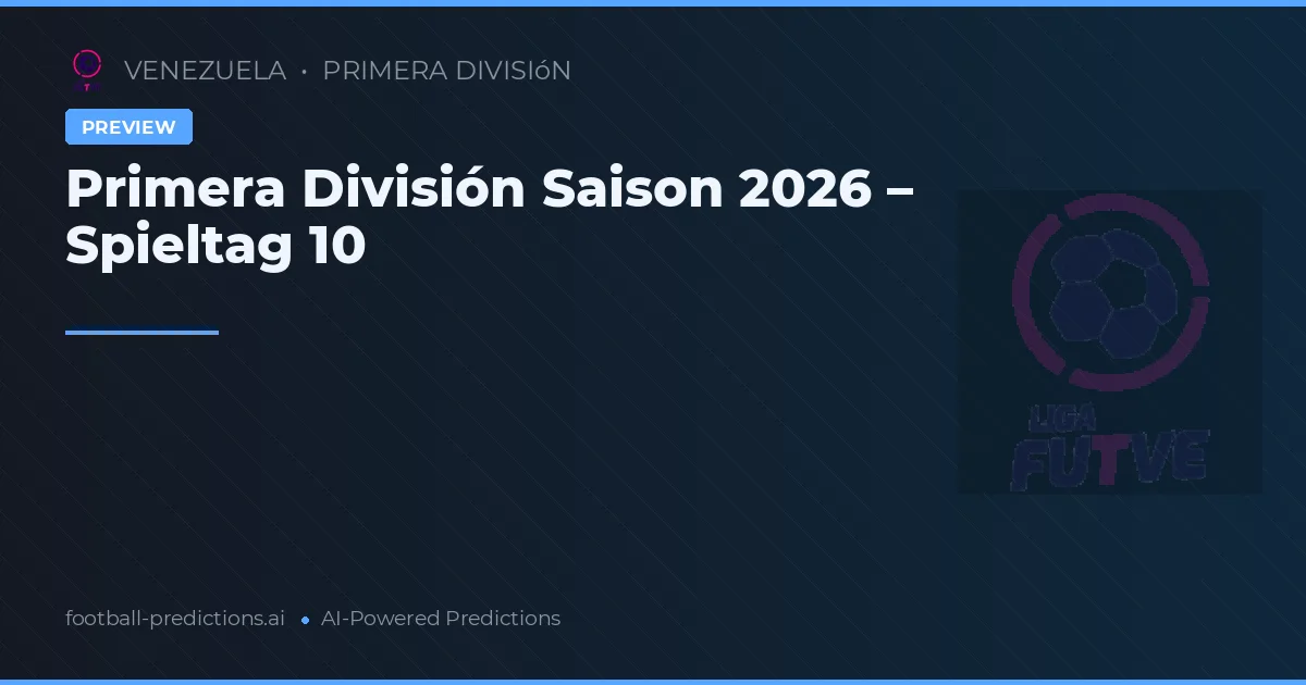 Primera División Saison 2026 – Spieltag 10