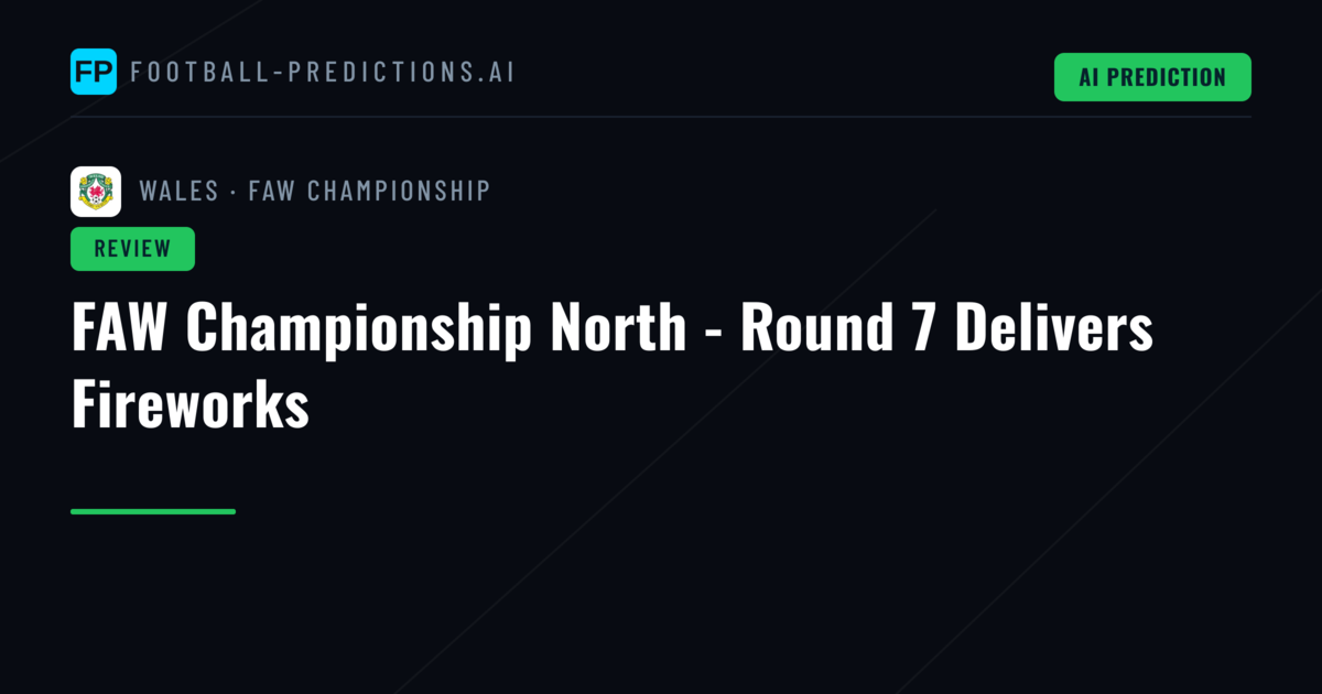 FAW Championship North - Round 7 Delivers Fireworks