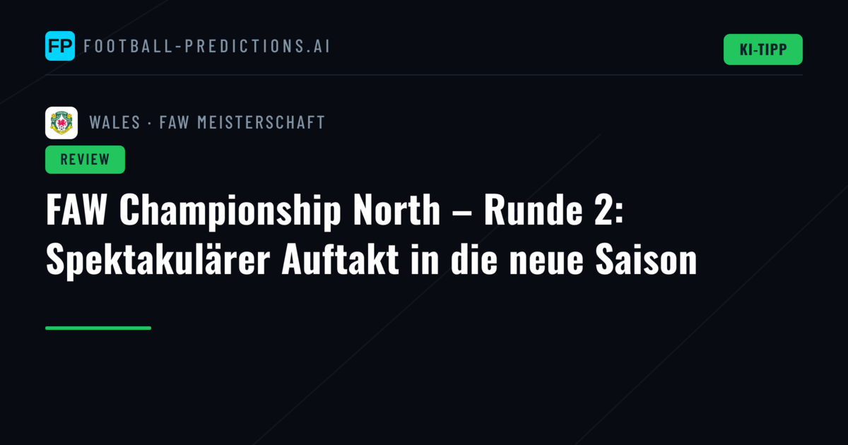 FAW Championship North – Runde 2: Spektakulärer Auftakt in die neue Saison