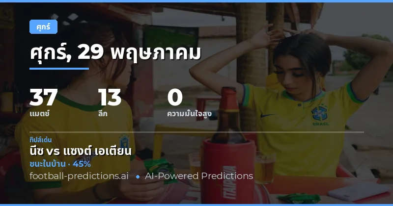 บทนำสู่การวิเคราะห์เกมฟุตบอลวันศุกร์ 29 พฤษภาคม 2026